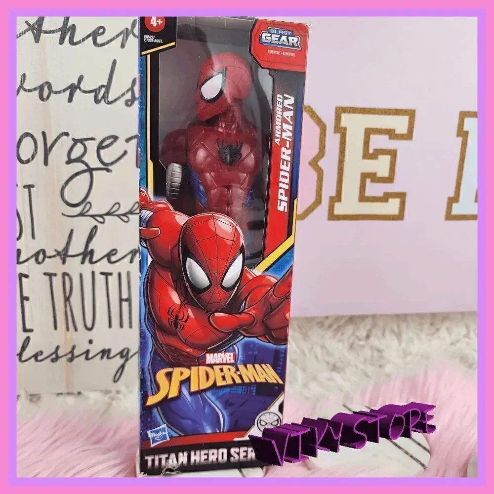 NWT {HASBRO} Armored Spiderman Titan Heroes Series {Hasbro} {Marvel} NWT